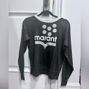 Etoile Isable Marant black long sleeve tshirt